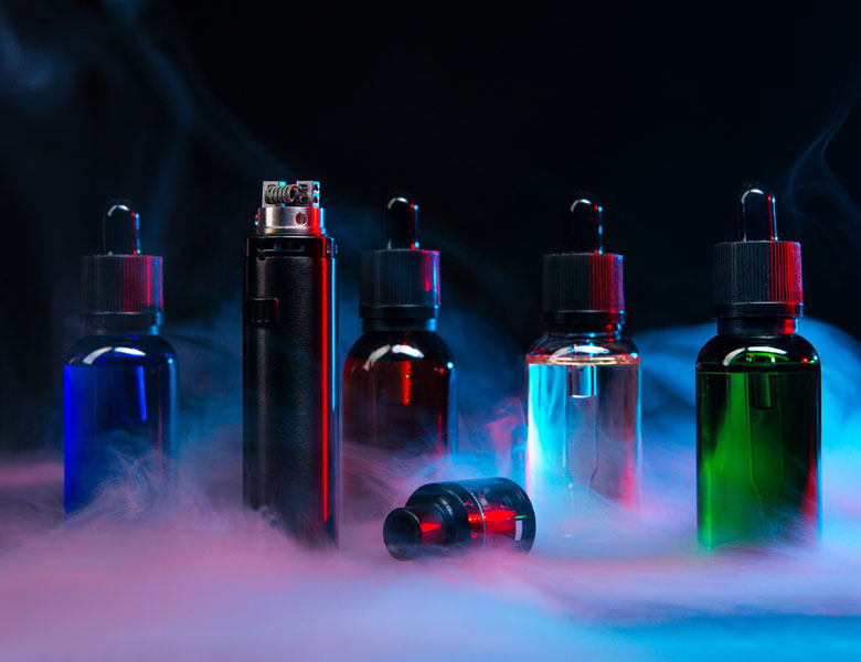 What is the e liquid composed of2